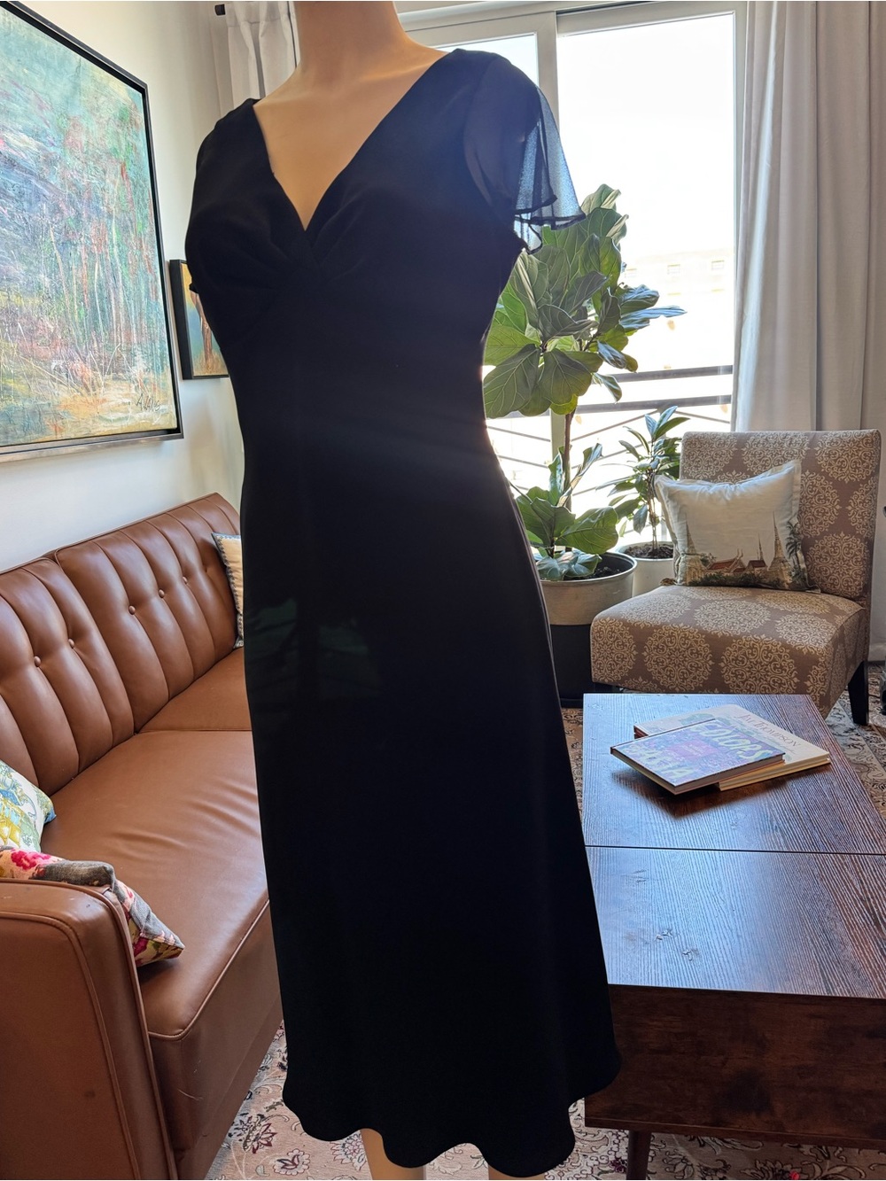 Jones New York Black Sheath Dress